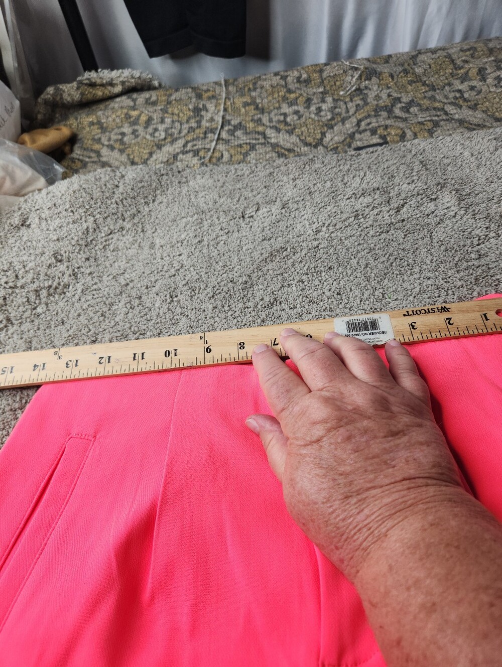 Women's High-Rise Tailored Shorts - A New Day Pink 6/4" Inseam - Picture 9 of 10